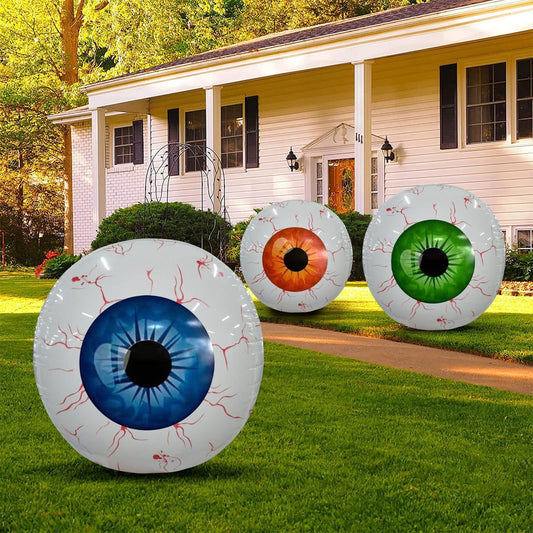 Get Spooky with Our Bloodshot Eyeball Balloon – The Inflatable That'll Make You Scream!
