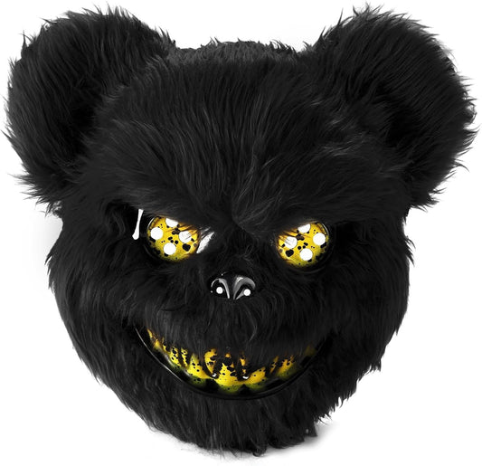 UNOLIGA Halloween Horror Bear Mask - Get Ready to Scare and Share Some Laughs This Halloween!